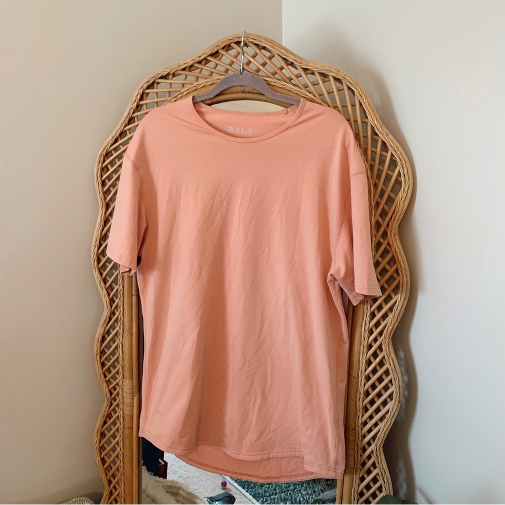 BYLT Basics Men's Short Sleeve Tee - Peach